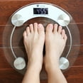 thumbnail image 1 of UWR-Nite Digital Bathroom Scale, Highly Accurate Body Weight Scale with LED Display, Round Corner Design, 400 lb, 1 of 6