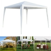UWR-Nite Outdoor Canopy Tent, 10' x 10' White Patio Gazebo Tent for Outside, Sunshade Shelter Gazebo Party Tent, Waterproof Outdoor Gazebo Tent for Backyard Wedding
