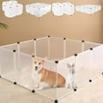 UWRNite Pet Playpen Portable Plastic Dog Playpen Fence for Small
