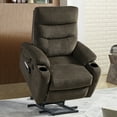 thumbnail image 1 of UWR-Nite Power Lift Recliner Chair, Electric Recliner Lift Chair with Massage and Heat for Elderly with 2 Cup Holders, 2 Side Pockets, USB Ports for Living Room, 1 of 8