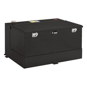 UWS, 98 lb, 39.38 Aluminum Fuel Transfer Tank Toolbox, Black