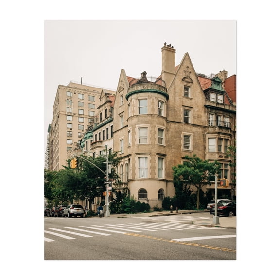 UWS Architectural 02 - Manhattan New York Photography Architecture City Street Photography Vintage Unframed Wall Art Print 6 x 8 inches