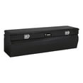 thumbnail image 1 of UWS EC20282 48-Inch Gloss Black Heavy-Wall Aluminum Wedge Truck Storage Box, RigidCore Lid, 1 of 7