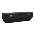 thumbnail image 1 of UWS EC20322 55-Inch Gloss Black Heavy-Wall Aluminum Wedge Angled Truck Storage Box, RigidCore Lid, 1 of 9