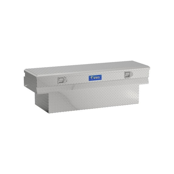 UWS EC20331 60-Inch Heavy-Wall Aluminum Notched Truck Storage Box, RigidCore Lid
