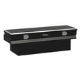 thumbnail image 1 of UWS EC20342 60-Inch Gloss Black Heavy-Wall Aluminum Notched Truck Storage Box, RigidCore Lid, 1 of 10