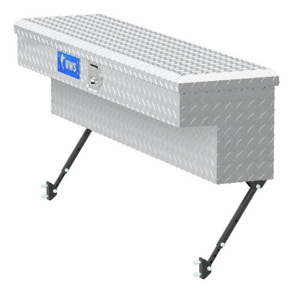 UWS EC30091-MK2 48 In Bright Aluminum Truck Bed Side Tool Box, Silver