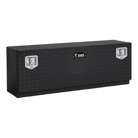 UWS EC40032 60-Inch Gloss Black Heavy-Wall Aluminum Single-Door Topside Tool Box