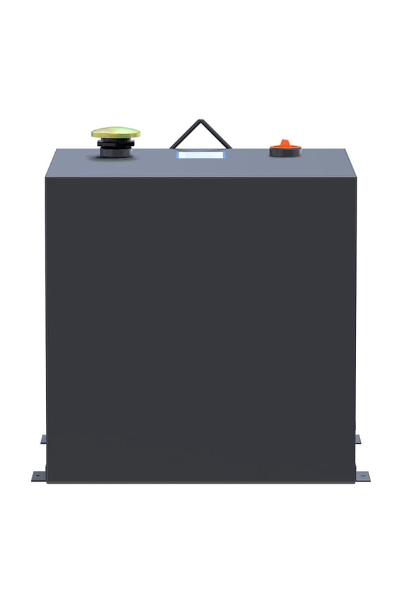 ST-53-R-MB Matte Black 53-Gallon Rectangle Steel Transfer Tank