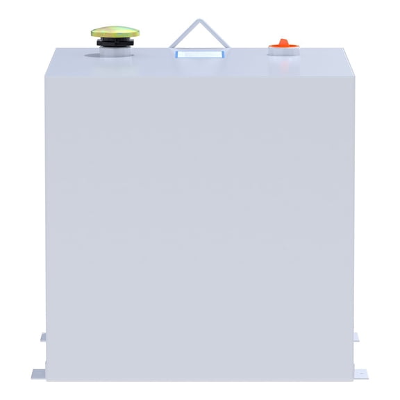 UWS ST-53-R-W White 53-Gallon Rectangle Steel Transfer Tank