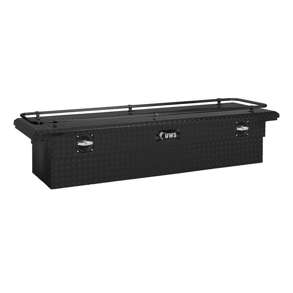 UWS/United Welding Services SL-72-LP-MB-R UWSSL-72-LP-MB-R 72IN SECURE LOCK LOW PRO MATTE BLACK WITH RAIL TOOLBOX