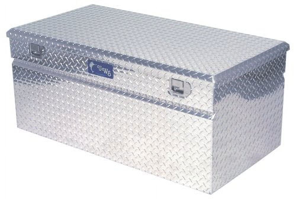 BATONECO 20 Inch Aluminum Truck Tool Box Truck Bed Tool Storage Box w/ Side  Handle 20 x 12 x 10 Black 
