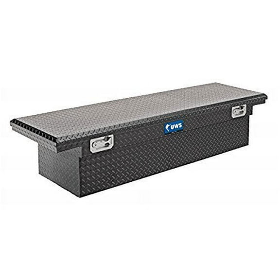 UWS/United Welding Services TBS-69-LP-PH-MB UWSTBS-69-LP-PH-MB UWS 69IN ALUMINUM SINGLE LID CROSSOVER TOOLBOX PULL HANDLE LOW PROFILE MATTE BLACK