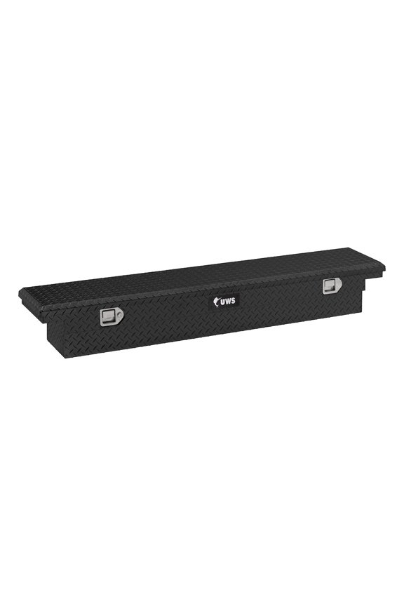 UWS/United Welding Services TBS-69-SL-LP-BLK UWSTBS-69-SL-LP-BLK 69" SINGLE LID SLIM LINE LOW PROFILE BLACK TOOLBOX