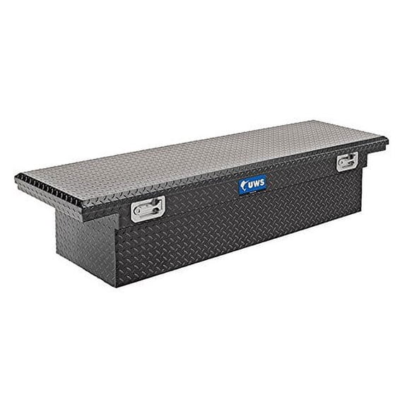 UWS/United Welding Services TBS-72-LP-PH-MB UWSTBS-72-LP-PH-MB UWS 72IN ALUMINUM SINGLE LID CROSSOVER TOOLBOX PULL HANDLE LOW PROFILE MATTE BLACK