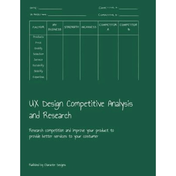 UX Design Competitive Analysis and Research: Research competition and improve your product to provide better services to