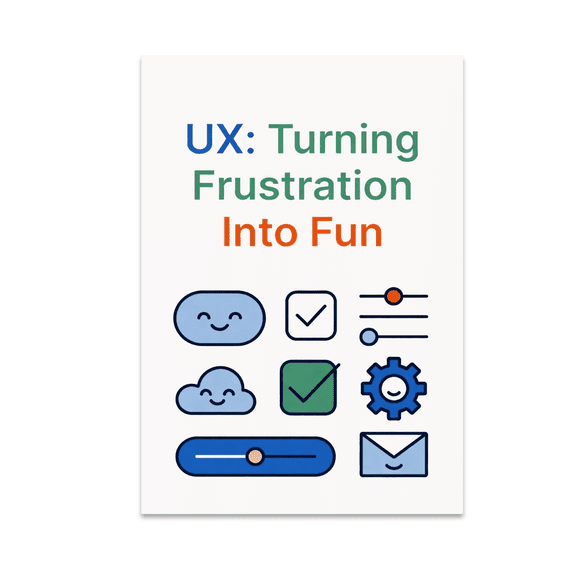 UX: Turning Frustration Into Fun - UX Enthusiast - 13x19 Poster Print