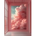 thumbnail image 1 of UXIEQU 12x16 Inch Lime Cream Cloud Canvas Wall Art Minimalist Pastel Decor, 1 of 8