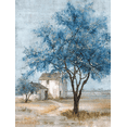thumbnail image 1 of UXIEQU Blue Tree Farmhouse Canvas Wall Art 15.75x11.81 Inches, 1 of 8