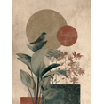 thumbnail image 1 of UXIEQU Botanical Bird Abstract Geometric Canvas Wall Art Print 15.75x11.81 Inches, 1 of 8