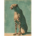 thumbnail image 1 of UXIEQU Cheetah Silhouette Canvas Wall Art Print 15.75x11.81 Inches, 1 of 8