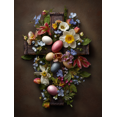 thumbnail image 1 of UXIEQU Easter Cross Flower Canvas Wall Art Print 15.75x11.81 Inches, 1 of 8