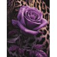 thumbnail image 1 of UXIEQU Leopard Rose Floral Canvas Wall Art Print 15.75x11.81 Inches, 1 of 8