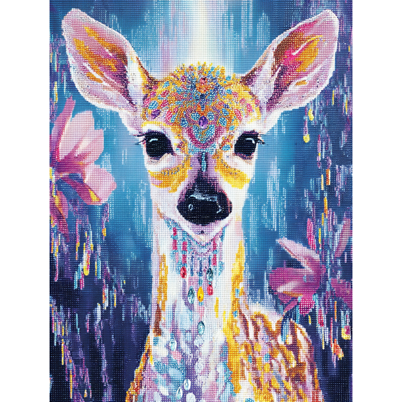 UXIEQU Majestic Fawn Diamond Painting Canvas Wall Art 15.75x11.81 INCHES