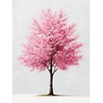 thumbnail image 1 of UXIEQU Pink Cherry Blossom Tree Canvas Wall Art Print 15.75x11.81 Inches, 1 of 8