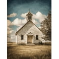 thumbnail image 1 of UXIEQU Vintage Church Wall Art Print Canvas Wall Art 15.75x11.81 INCHES, 1 of 8