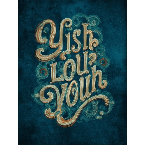 UXIEQU Wish You Love Canvas Wall Art 15.75x11.81 Inches