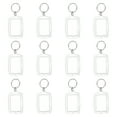 thumbnail image 1 of UXxcell 12Pcs Photo Frame Keyring, 5.5 x 4cm / 2.17 x 1.57 Inch Rectangular Curved Acrylic Custom Keychain Blanks Personalized DIY Keychains for Souvenir Anniversary Holiday, 1 of 6