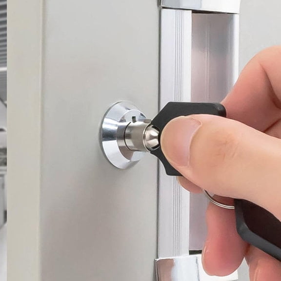 UYGDUY-1 Set Toolbox Lock with Keys, Tubular Lock and Key Set, Tool Box Replacement, Cabinet Insert Linkage Drawer, Cabinet and Furniture Locks