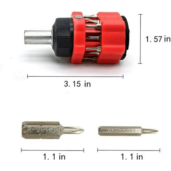 UYGDUY-13-in-1 Multifunction Mini Combination Ratchet Screwdriver, Multi-Bit. Outdoor set, easy to carry, creative tool, suitable for many purposes.