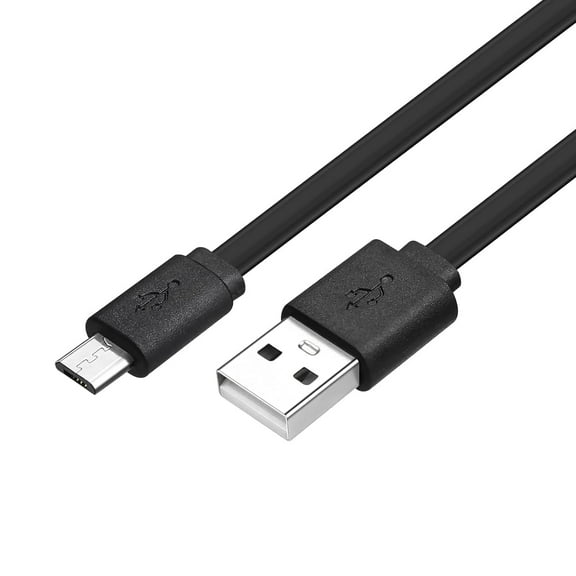 UYGDUY-1ft Flat Micro USB Cable 10-Pack Bulk - Short USB A to Micro B Charging & Data Sync Cord for Android Devices