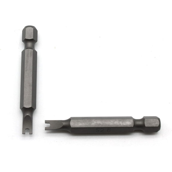 UYGDUY-25 pc Spanner #6 2 Inch Screwdriver Insert Bits, Durable S2 Steel, with Heavy Duty Storage Container
