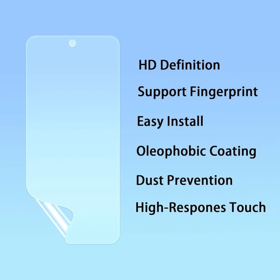 UYGDUY-3 Pack Hydrogel Screen Protector for Samsung Galaxy S22, High Sensitivity TPU Film (Not Tempered)