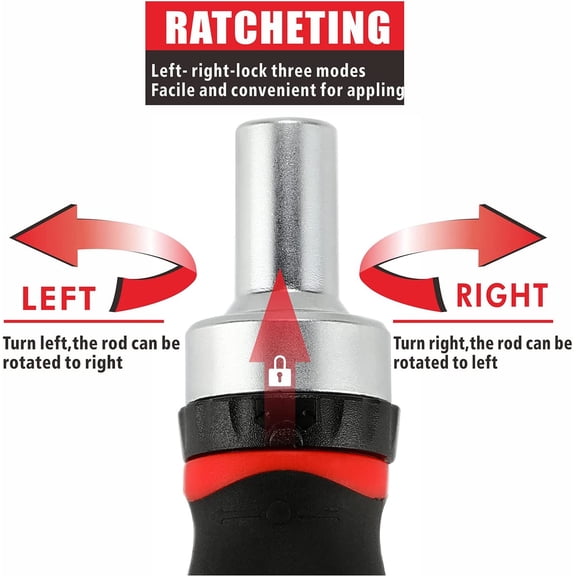 UYGDUY-38-Piece Ratcheting Screwdriver Sets nut Driver Set Magnetic Torx Slotted Phillips Square Muti Screwdriver Bits Sockets Set T-Handle Rachet Tools Set Basic Tool Kit for Home Repair Dorm Mechan