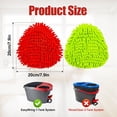 thumbnail image 1 of UYGDUY-6 Pack Chenille Mop Heads Replacement for Ocedar EasyWring Spin Mop, Microfiber Spin Mop Replacement Head, Washable & Easy to Replace, Deep Cleaning for Hard Floors, 1 of 4