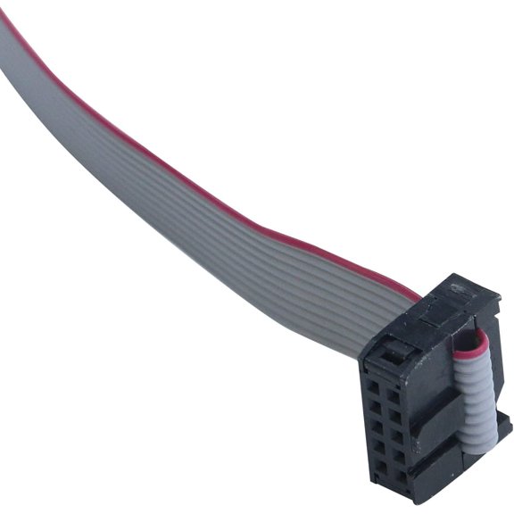 UYGDUY-60CM 10Pin USB ASP ISP JTAG AVR Wire 10P IDC Flat Ribbon Data Cable 2.54mm Connector 6 Pieces