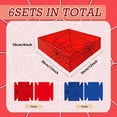 thumbnail image 1 of UYGDUY-6Pcs Premium Shirt Boxes for Present, 4 Inch Deep Gift Boxes Bulk, Blue Red Clothes Gift Boxes for Wrapping Gifts Apply To Graduation Season Valentine's Day Fathers' Day Wedding Birthday, 1 of 3