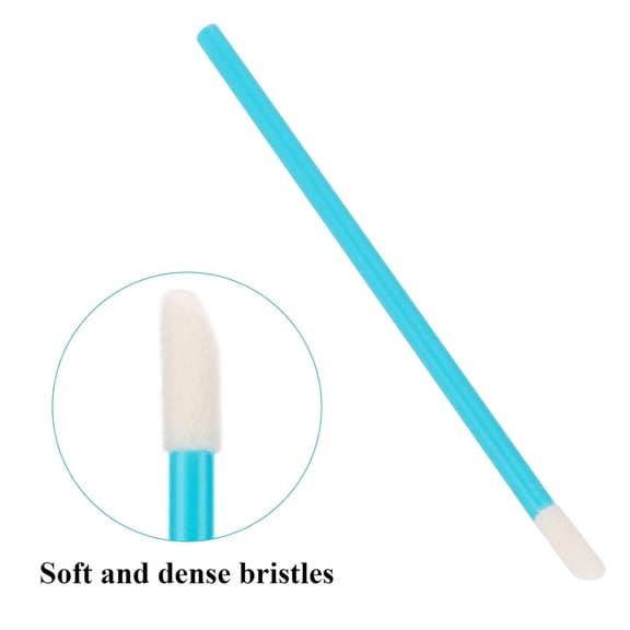 UYGDUY-700 Piece Disposable Lip Wands - Lip Brushes, Lipstick & Gloss Applicators - Lint Free Makeup Applicator Brush Beauty Tool - Blue