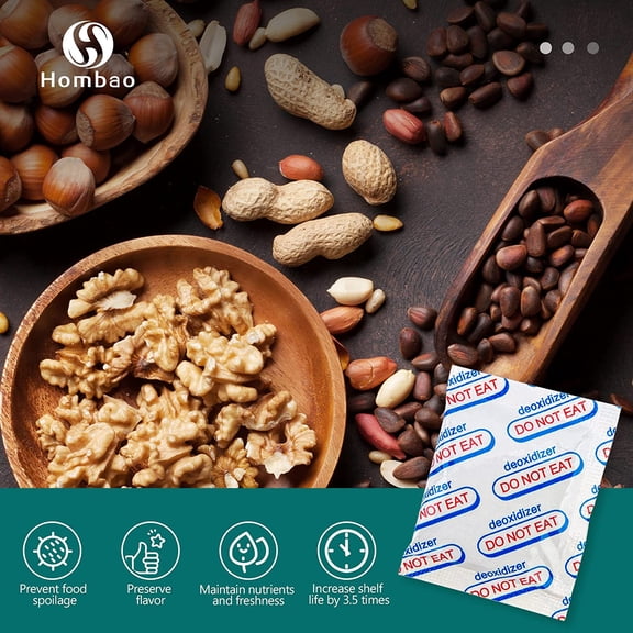 UYGDUY-700cc Food Grade Oxygen Absorbers -100 Packs (5 x 1 Vacuum Bag) for Storage, Packet Long Term Freshness - O2 Absorber Canning & Preserving Blue,pink