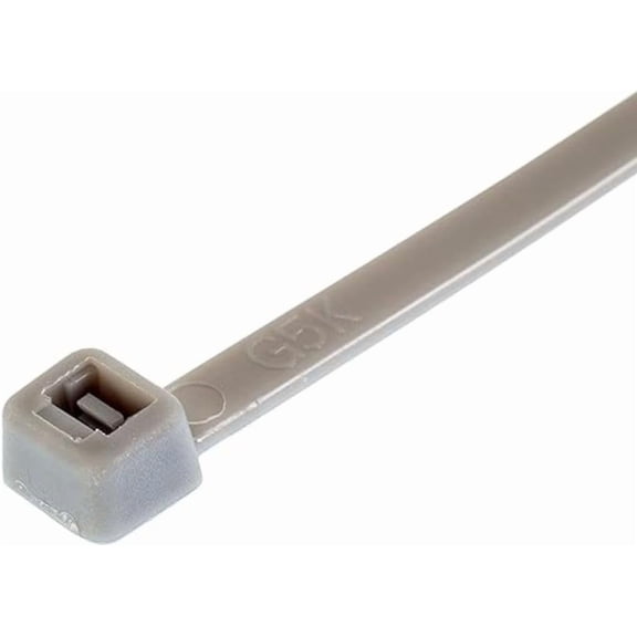 UYGDUY-8 Inch Silver/Gray Zip Ties, 100 Pack, 50lb Strength, UV Resistant Strong Nylon Grey Cable Ties, Self-Locking 8" Tie Wraps