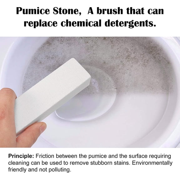UYGDUY-8 Pack Pumice Stone for Toilet Bowl Cleaning, Scouring Stick Remove Hard Water Rings, Calcium Buildup and Rust, Pumice Cleaning Bar for Tile Bath-tub