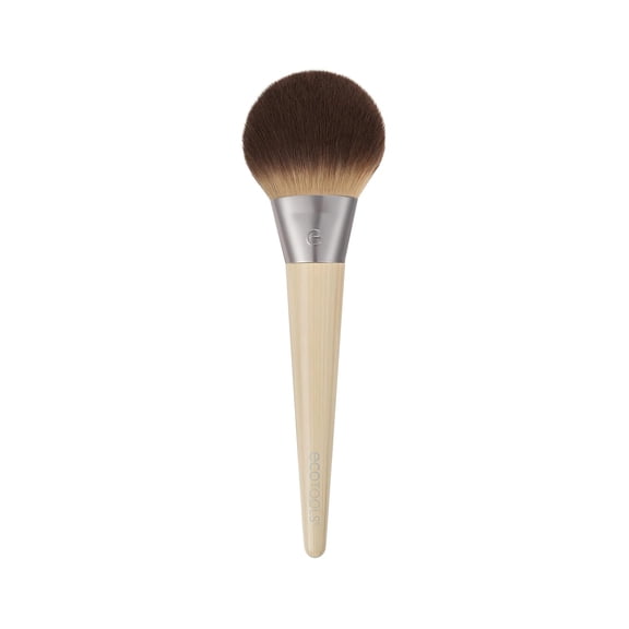 UYGDUY-Blurring Powder Makeup Brush, For Loose & Pressed Powder, Large Makeup Brush For All-Over Application, Fluffy, Synthetic Bristles, Eco Friendly, Cruelty-Free, & Vegan, 1 Count