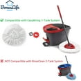 thumbnail image 1 of UYGDUY-BonusLife 2-Pack Mop Head for O-Ceda EasyWrin Spin Mop Refill 1-Tank System Only Easy Cleaning Microfiber Replacement, 1 of 4