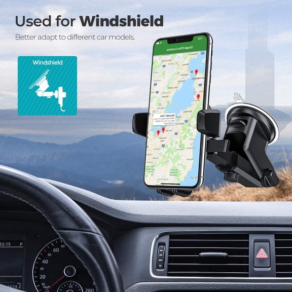 UYGDUY-Car Phone Mount, Dashboard Car Phone Holder, Washable Strong Sticky Gel Pad Fit for All Cell Phones