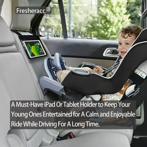 UYGDUY-Car iPad Kindle Tablet Holder for Rear and Forward Facing Mirror, Car Mount Hanger Case for Vehicle Backseat Headrest Up to 10.5', Lightweight Washable and Portable (Black)