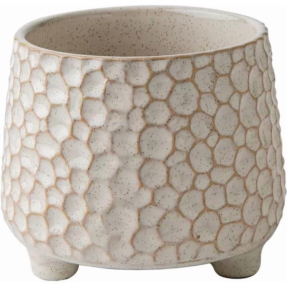UYGDUY-Ceramic Utensil Crock, 4.5 Inches Utensil Holder for Counter, Kitchen Utensil Organizer, Farmhouse Kitchens Countertop Decor Gift Dishwasher Safe